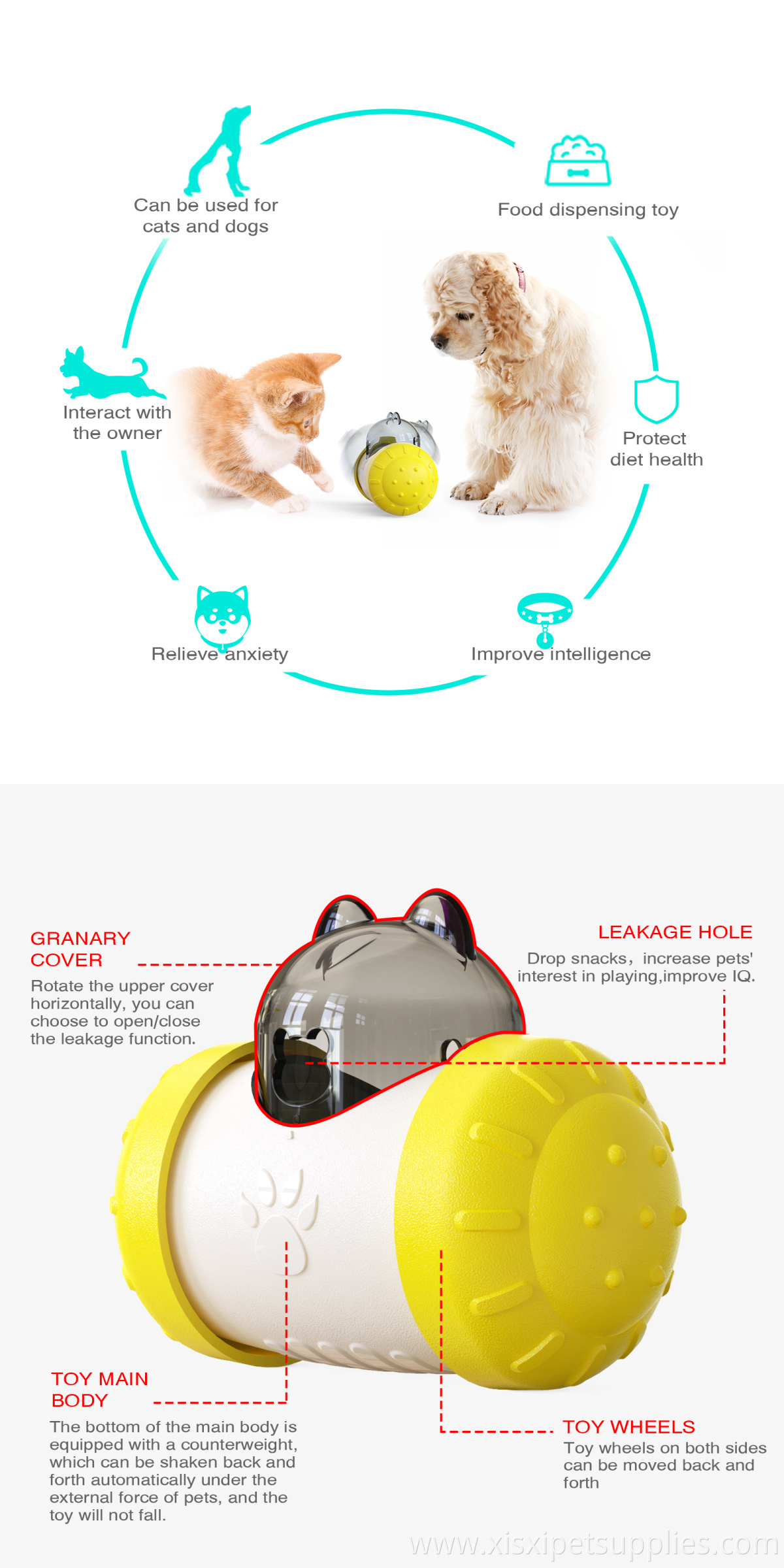 Wholesale Dog Toy Pet Food Toys OEM Dog Toy Custom